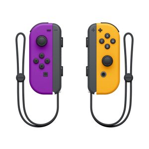 Nintendo Joy-Con musta, oranssi, violetti Bluetooth-peliohjain, analoginen / digitaalinen Nintendo Switch